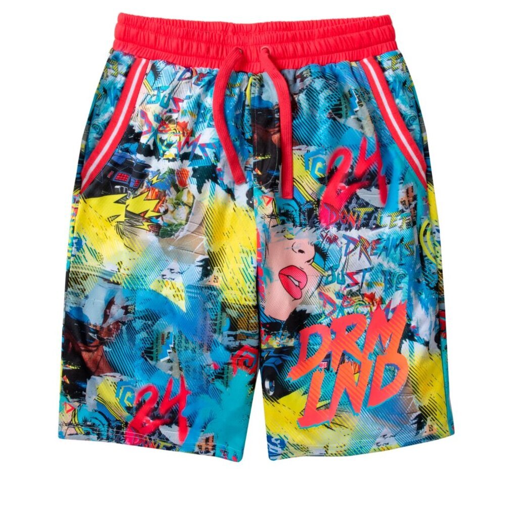 Dreamlands Classic Graphic Swim Trunks Big Men’s 5XL Shorts NEW with Tags